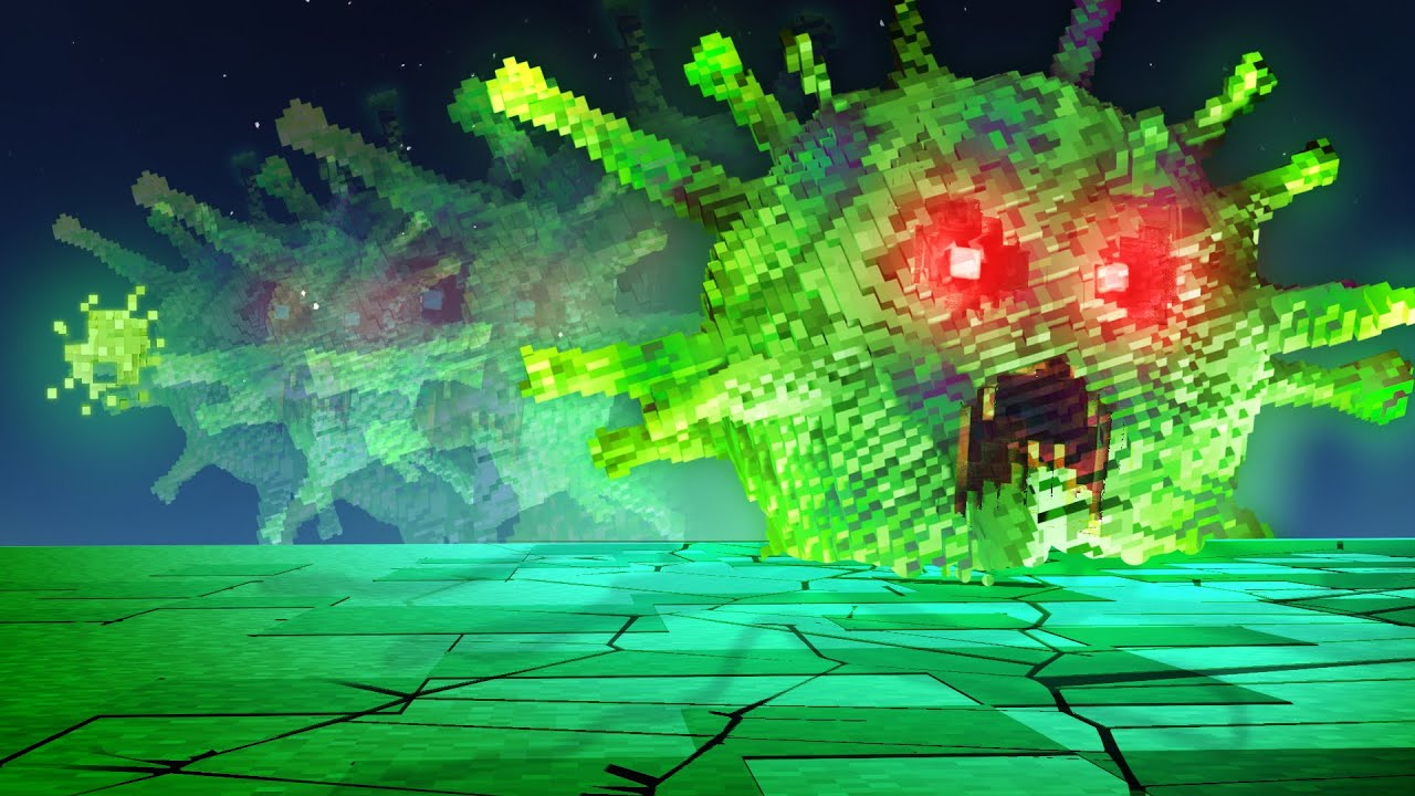 Что, если вирус в Minecraft никогда не перестанет расти?