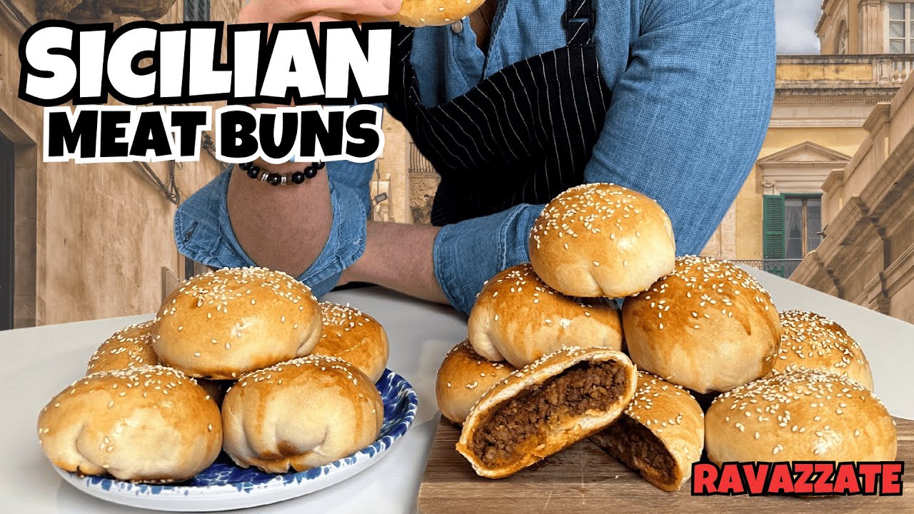 Sicilian Street Food at Home: Ravazzate Recipe (Sicilian Meat Buns)