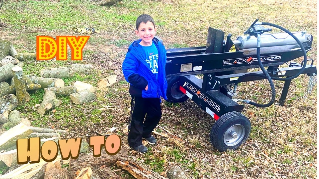 Black Diamond log splitter DIY| Review| So easy a 5yo can operate it!