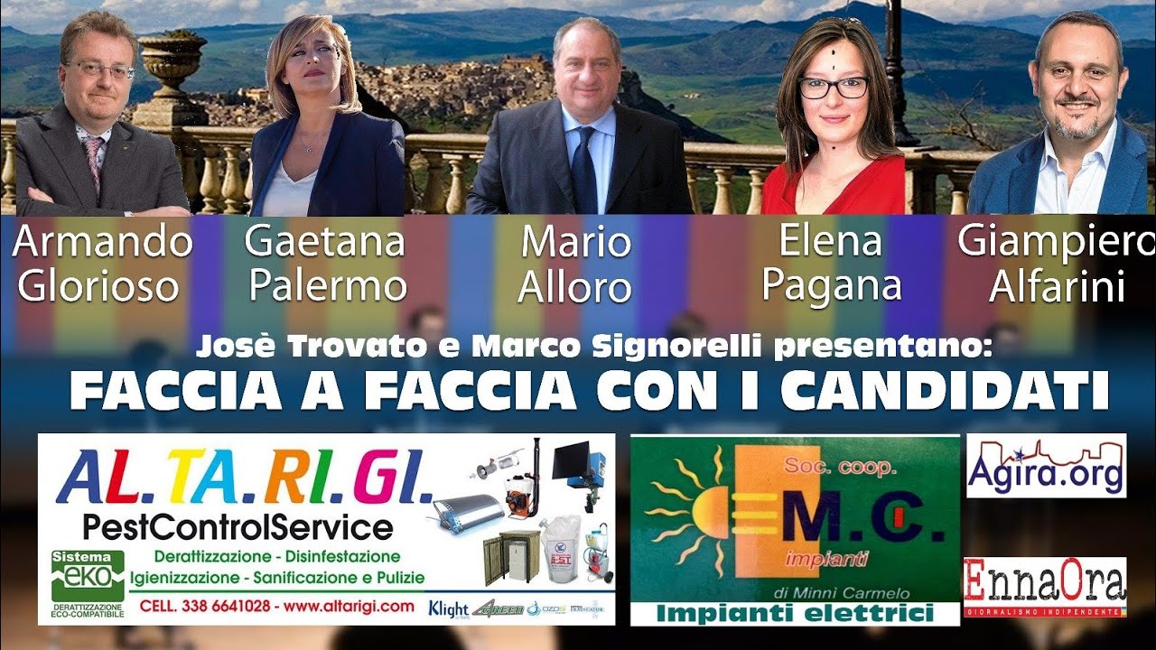 Faccia a faccia fra i candidati della provincia di Enna alle Elezioni Regionali 2017