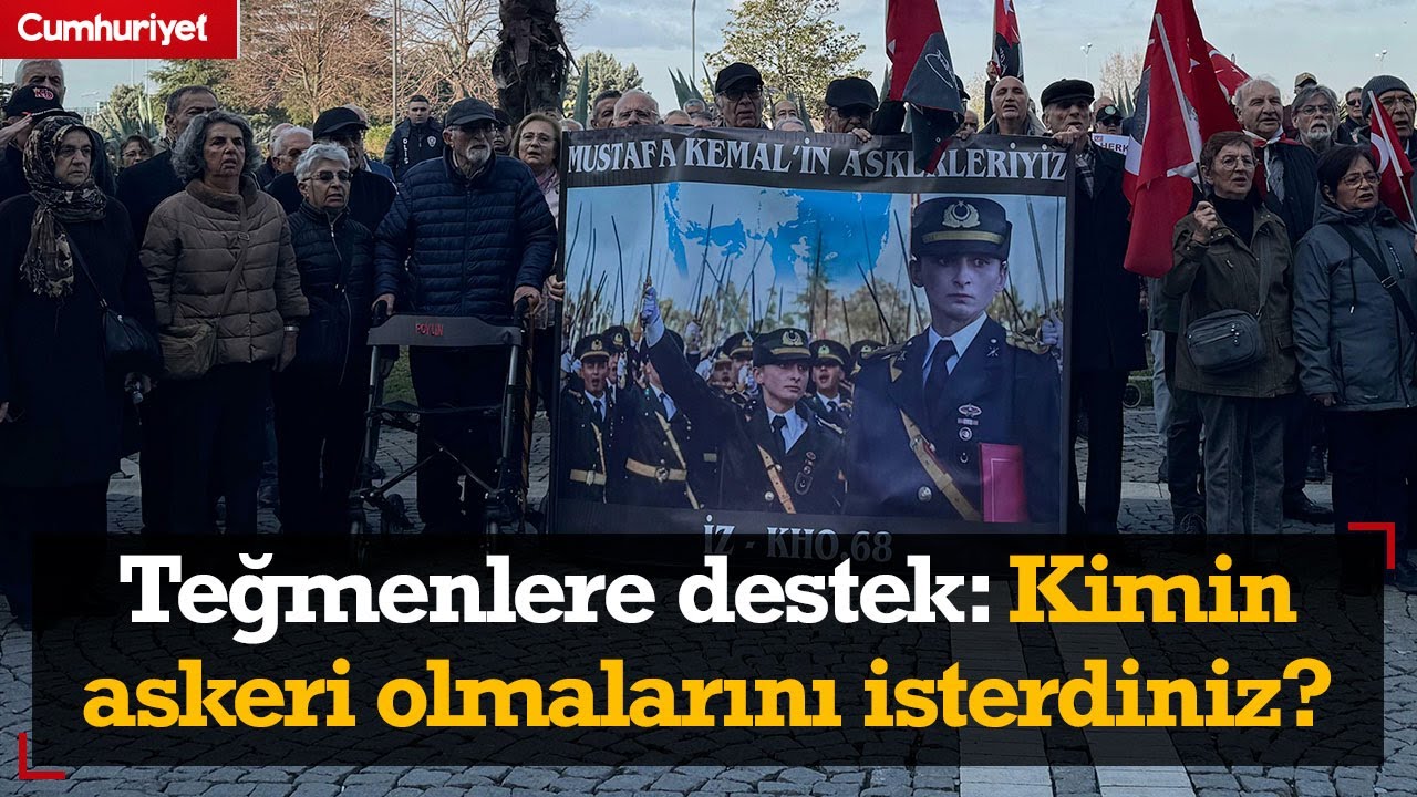 Emekli askerlerden teğmenlere destek: Kimin askeri olmalarını isterdiniz?
