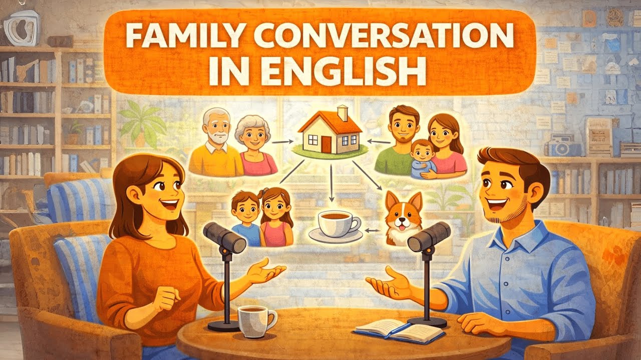 Family Conversation in English | Easy Daily English for Beginners