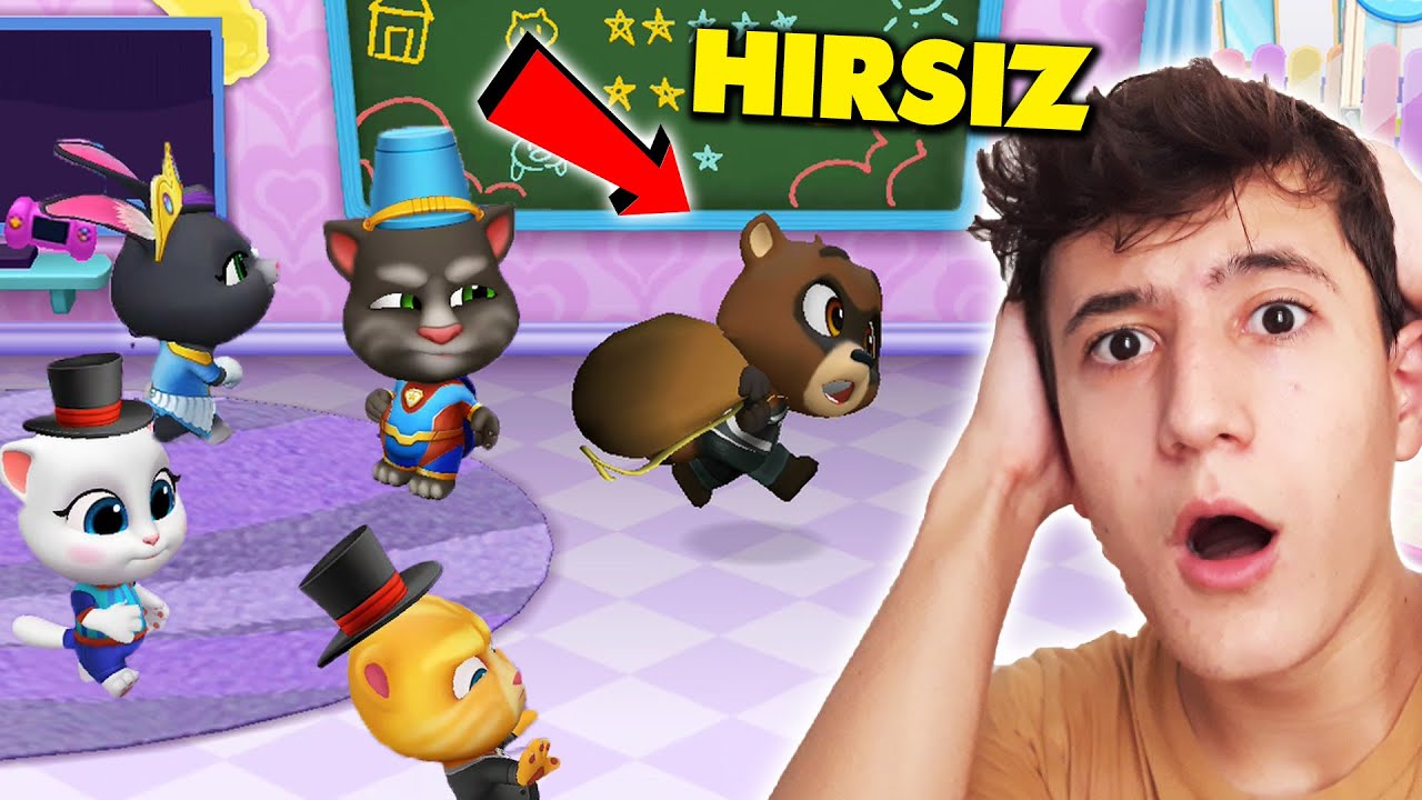 TOM VE ARKADAŞLARININ EVİNE HIRSIZ GİRDİ !! (My Talking Tom Friends)