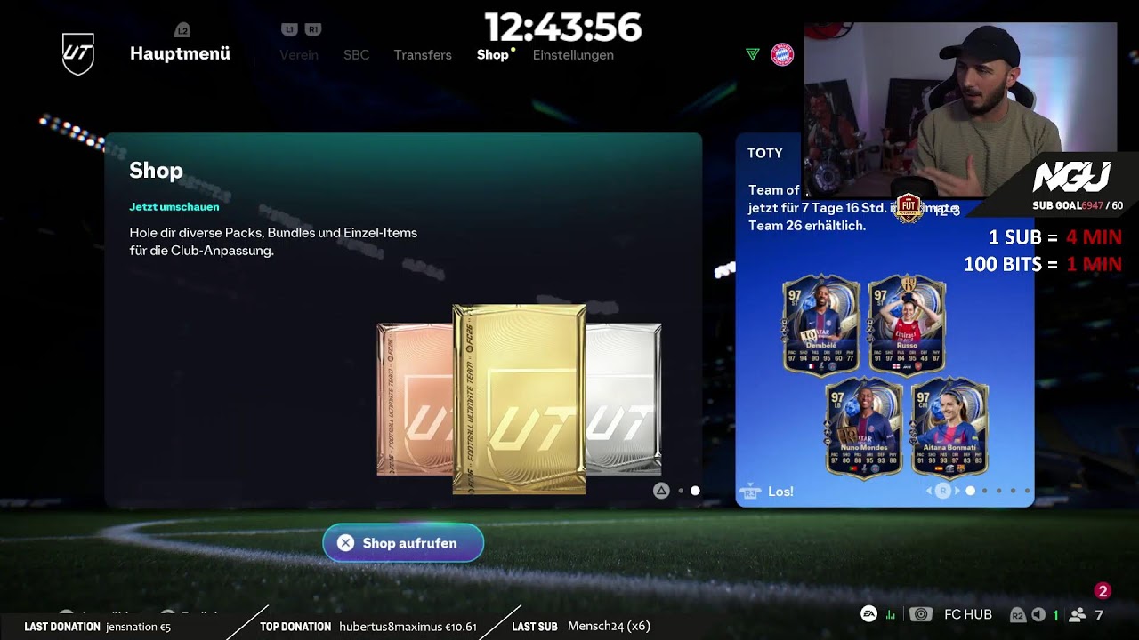 LIVE: FULL TOTY PACK OPENING 🔥 NGU SUBATHON TAG 51 | FC 26