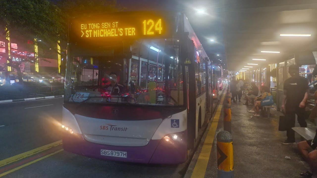 SBS Transit Bus Service 124 Scania K230UB Euro V Batch 1 SBS8797H 
