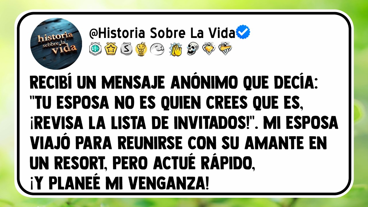 Recibí Un Mensaje Anónimo Que Decía: 