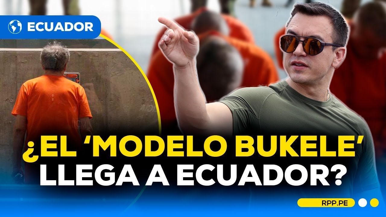 🔒 As&iacute; es la NUEVA C&Aacute;RCEL de ECUADOR inspirada en el modelo de BUKELE en El Salvador #RPPMUNDO