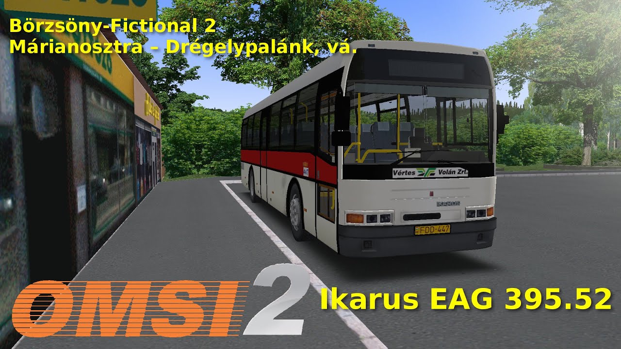 Ikarus EAG 395.52 - Börzsöny-Fictional 2 Márianosztra – Drégelypalánk, vá. OMSI 2 free addons