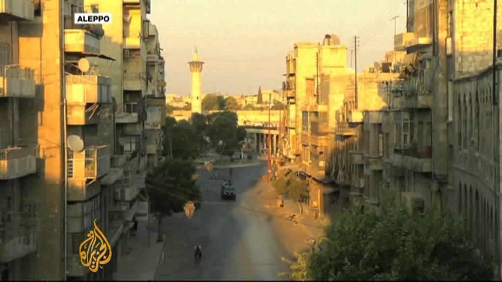 Anita McNaught reports from outside Aleppo