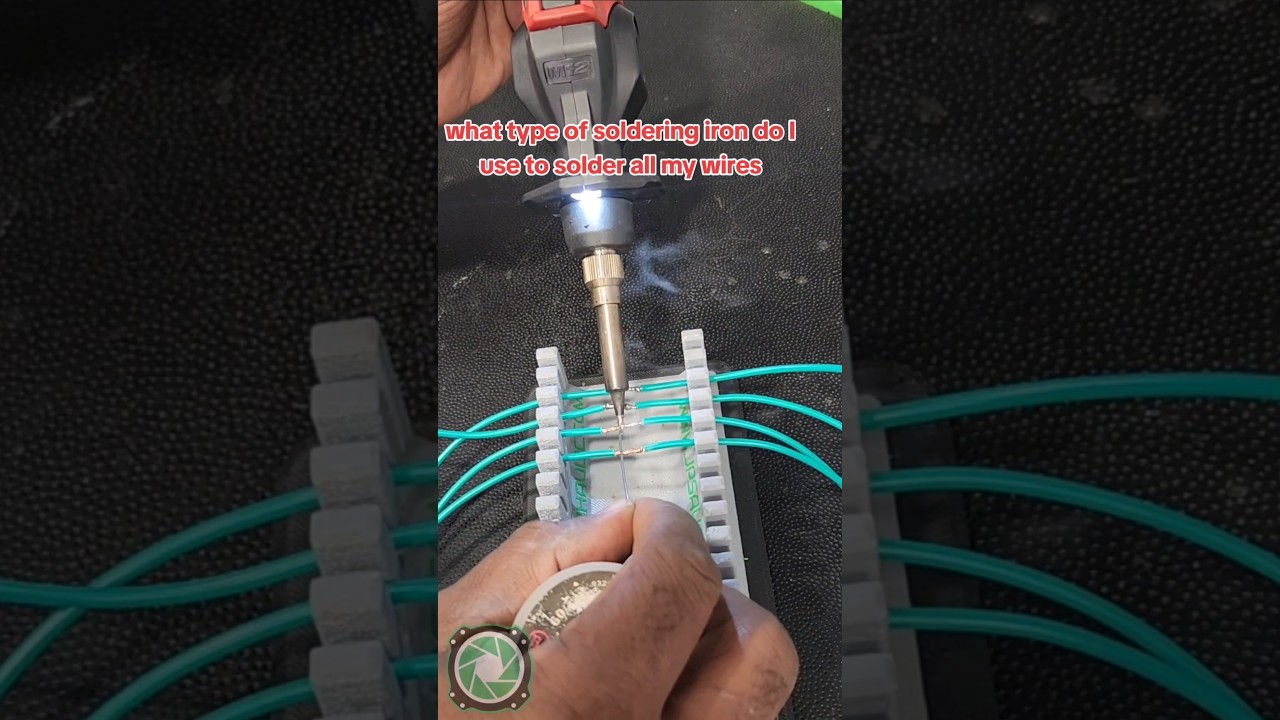 Milwaukee M12 Solder iron for the win #caraudioinstallation #milwaukeetools