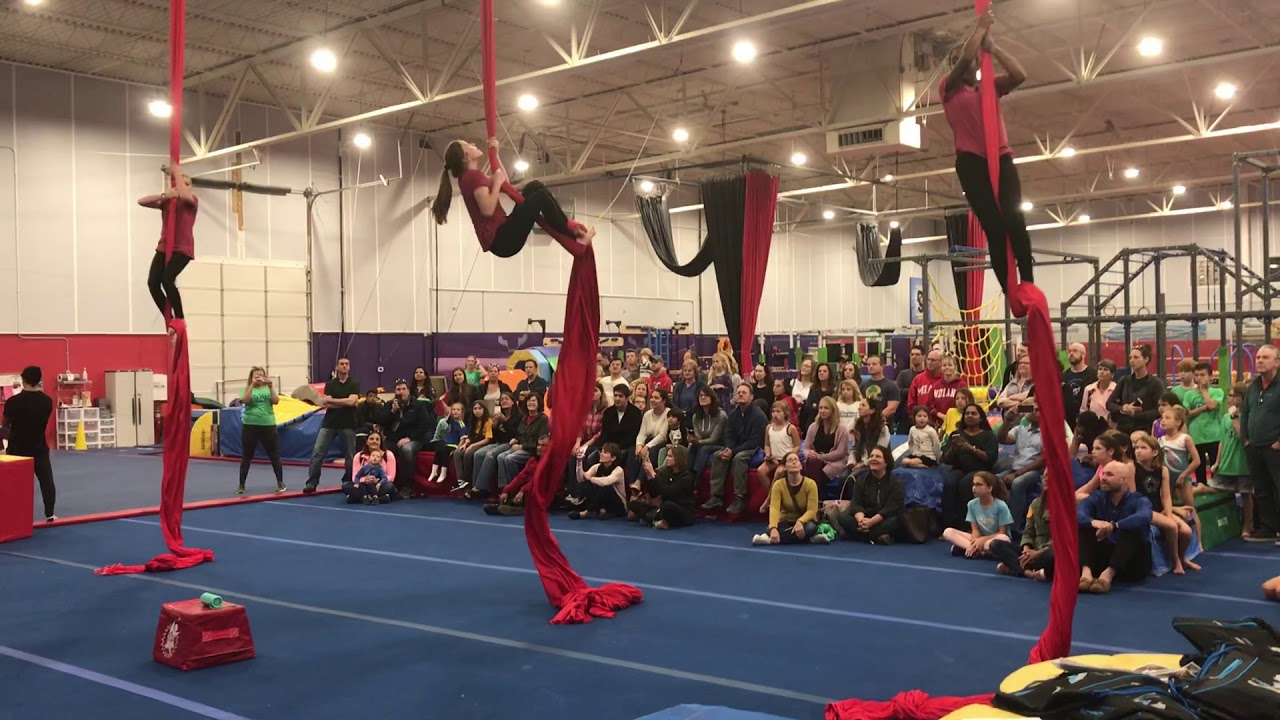 Aerial Acrobatics Performance at Kids First ROC Competition