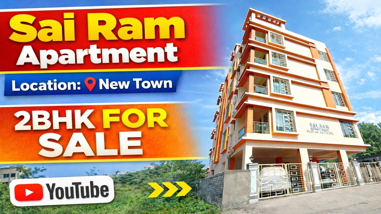 Sai Ram Apartment | 2BHK flat for sale in New Town | Ready to move flat | #trending