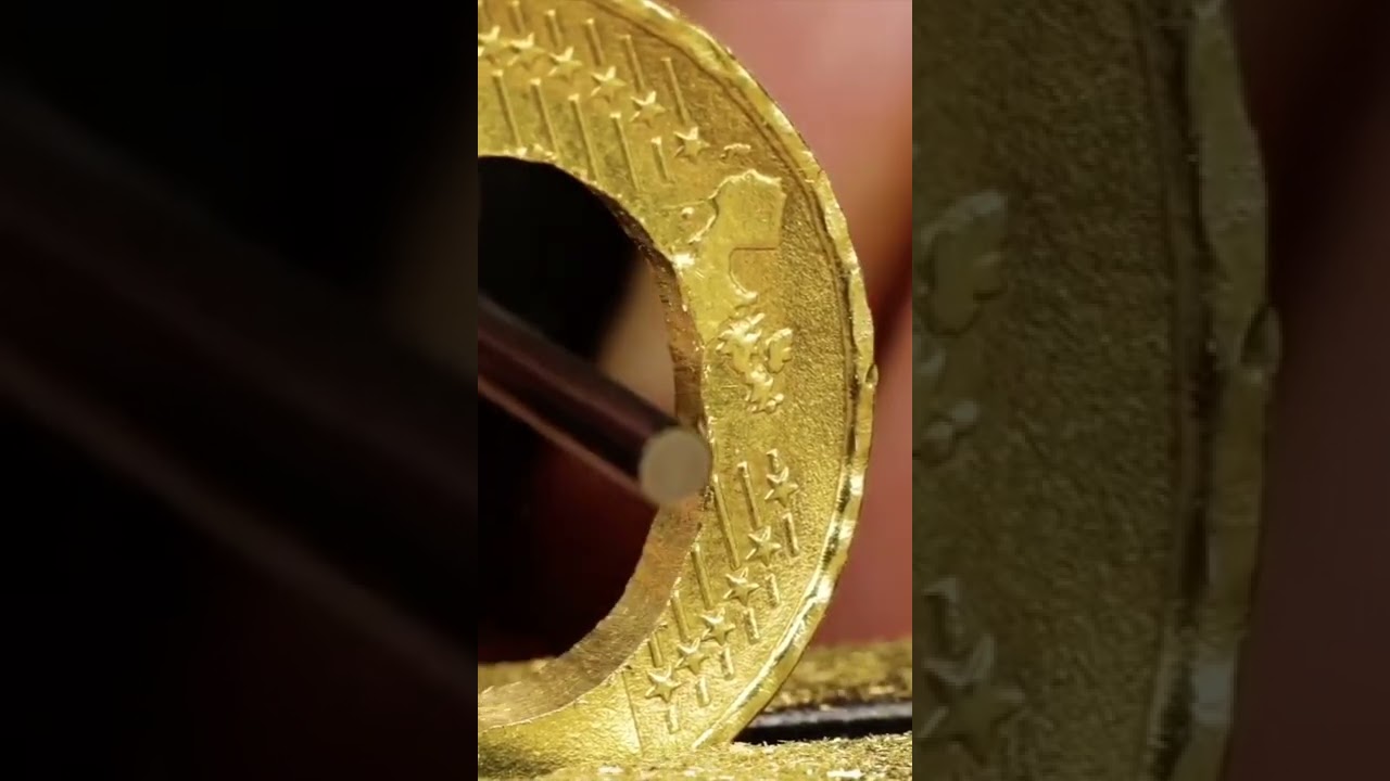 #learnfromme How to Make The Ring From 50 Cent Coin 💍💎WOW! 😍 #lifehack #diyhow #tiktokdiy #ring