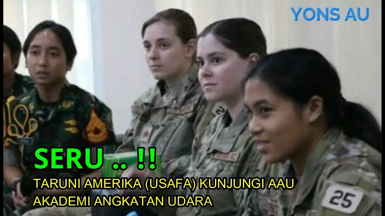 SERU 🥰‼️ TARUNI ANGKATAN UDARA AMERIKA (USAFA) KUNJUNGI AKADEMI ANGKATAN UDARA (AAU)