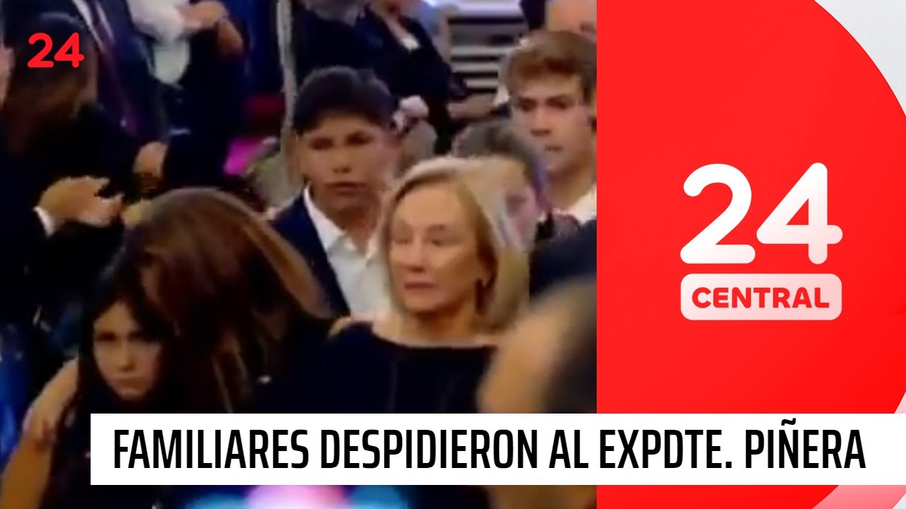 Cecilia Morel y sus hijos despidieron al expresidente Piñera | 24 Horas TVN Chile