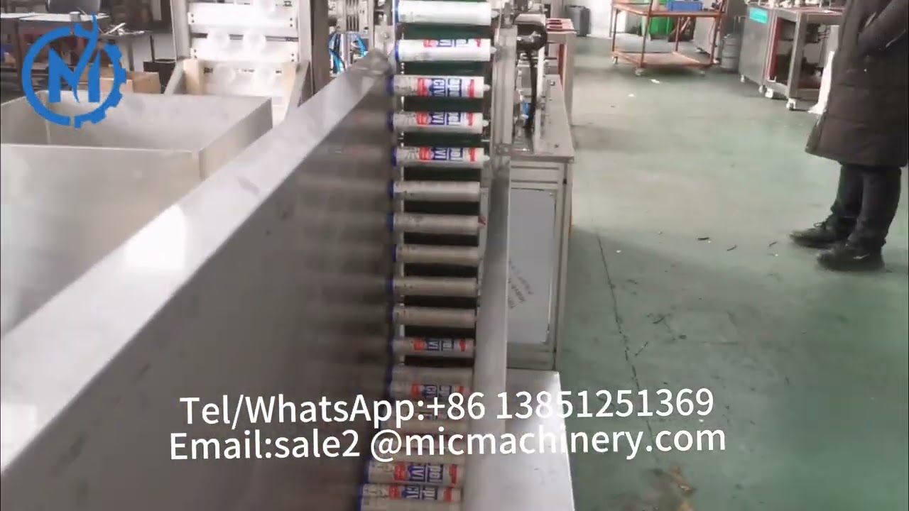 MIC 2heads Silicone Sealant Cartridge Filling Capping Machine