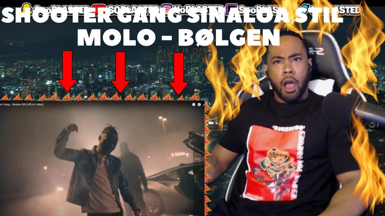 AMERICANS REACT TO DANISH RAP SHOOTER GANG Sinaloa stil X MOLO - Bølgen