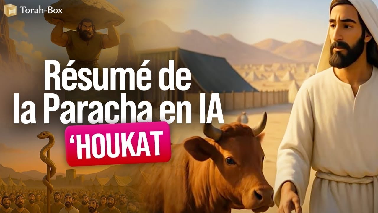 Résumé de la Paracha HOUKAT en IA - Vache rousse, Karèt, Myriam sœur de Moché,...