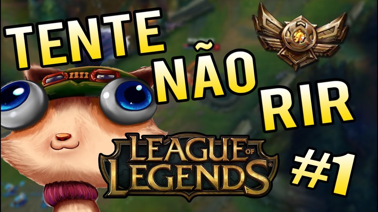 TENTE NÃO RIR VERSÃO LEAGUE OF LEGENDS - MELHORES MOMENTOS MISTERIOS DO BRONZE 5 | Parte 1