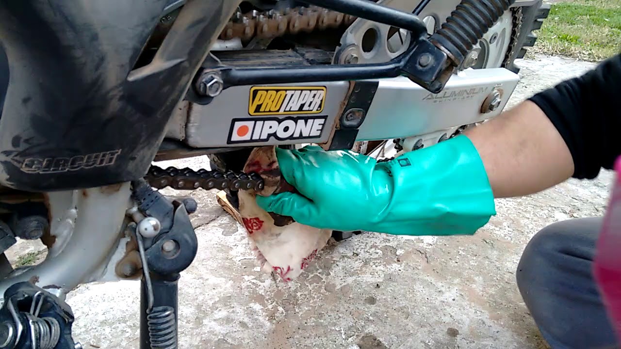 Limpiar rapido cadena y aceitar, Honda tornado Xr 250 Xr 150 y varias