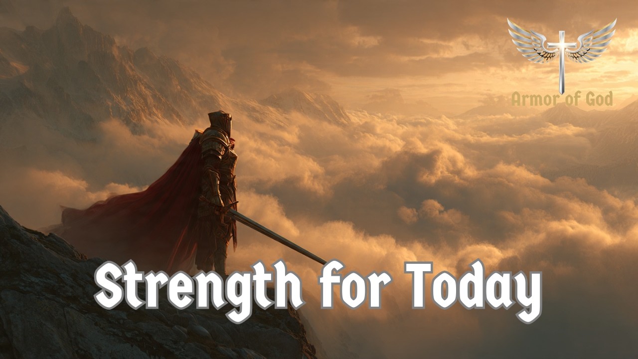 STRENGTH FOR TODAY | Powerful Prophetic Worship Instrumental | Courage & Morning Strength