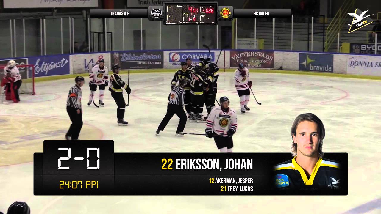 Highlights: Tranås AIF - HC Dalen (5-1) | Träningsmatch 15/16 |  2015-09-09