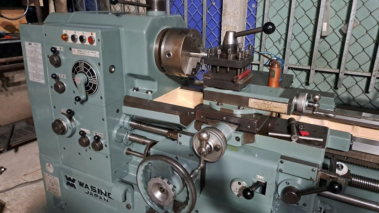Ráp hoàn chỉnh chiếc máy tiện,nhìn thật đẹp