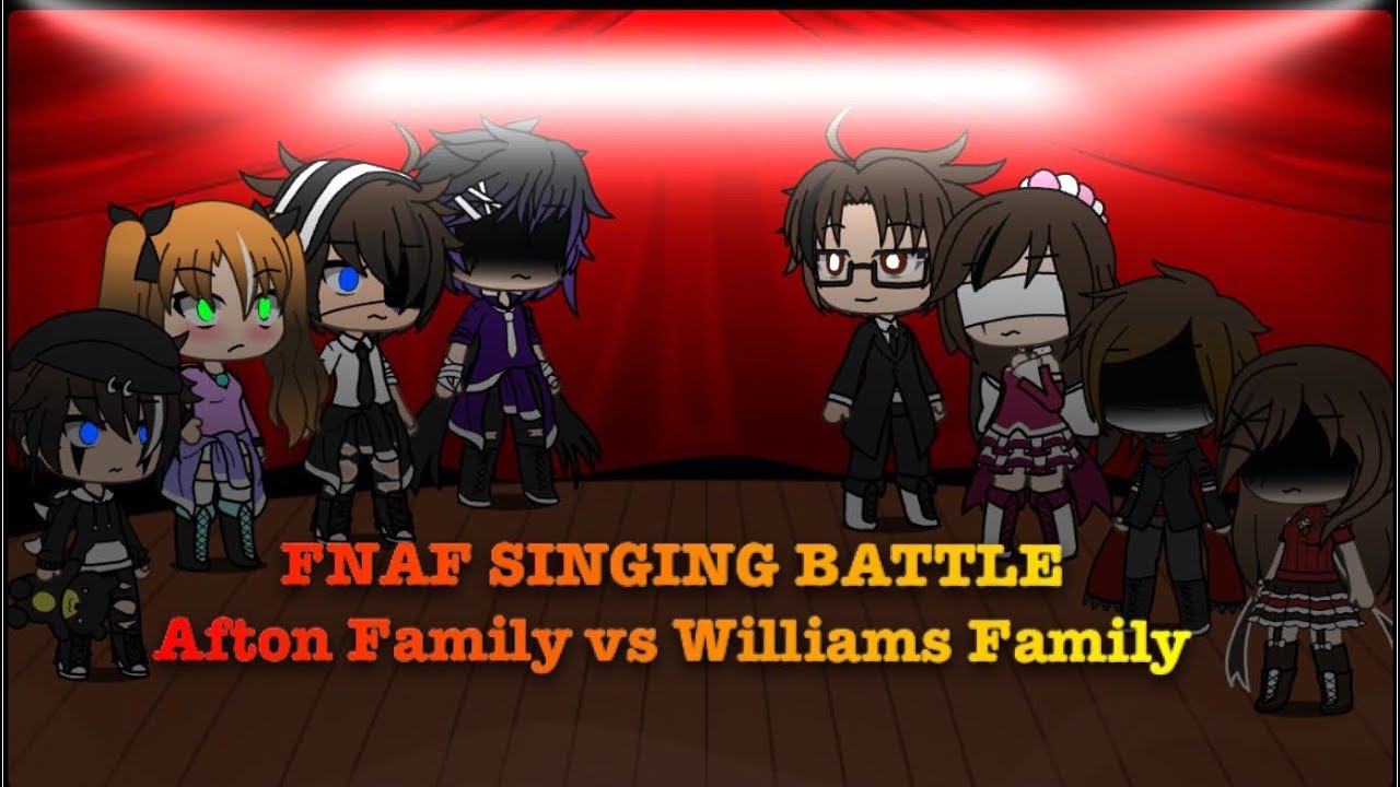 FNAF SINGING BATTLE| Afton Family vs William’s Family | Partly Inspired