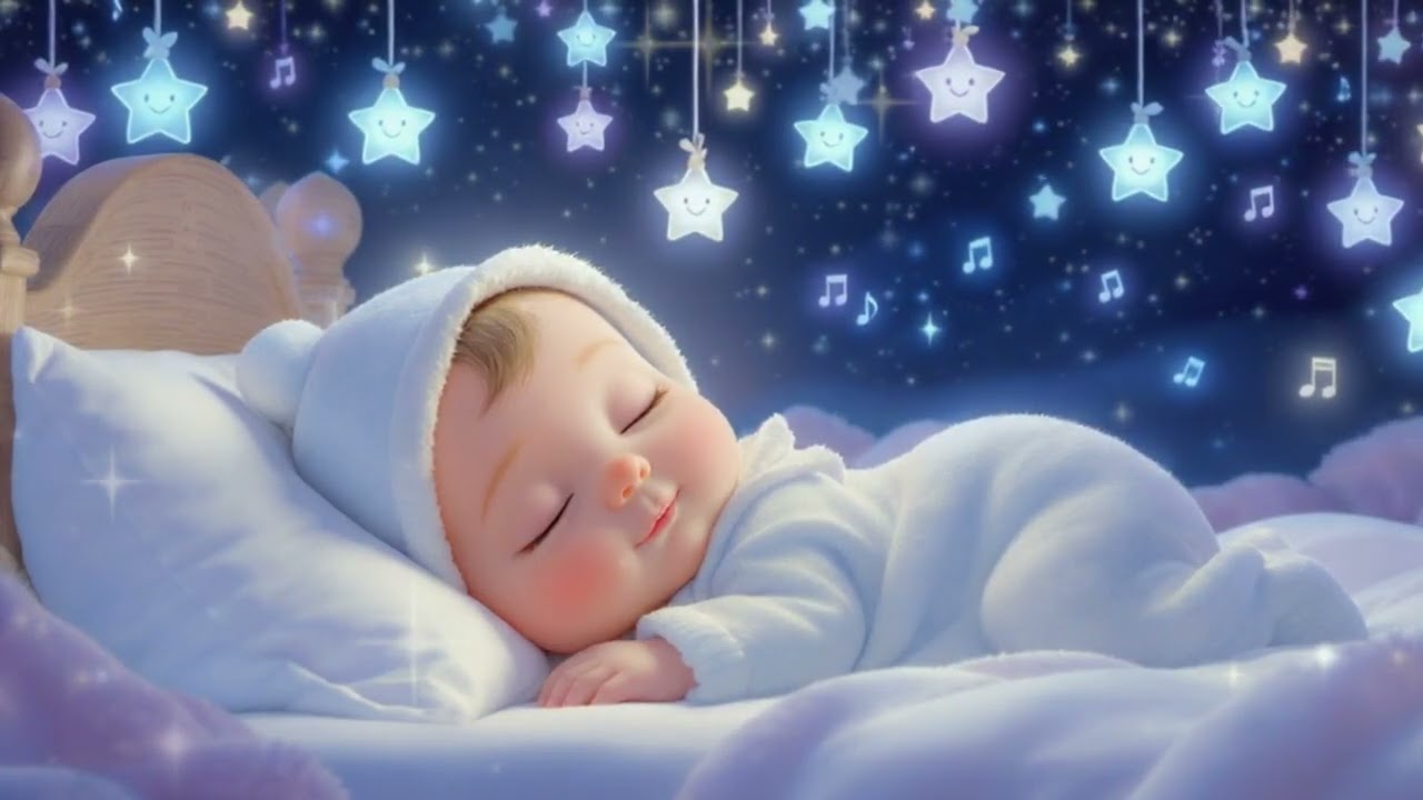 🎶 Baby Sleep Music ✨ Mozart & Brahms Lullabies 💫 Sleep in Minutes
