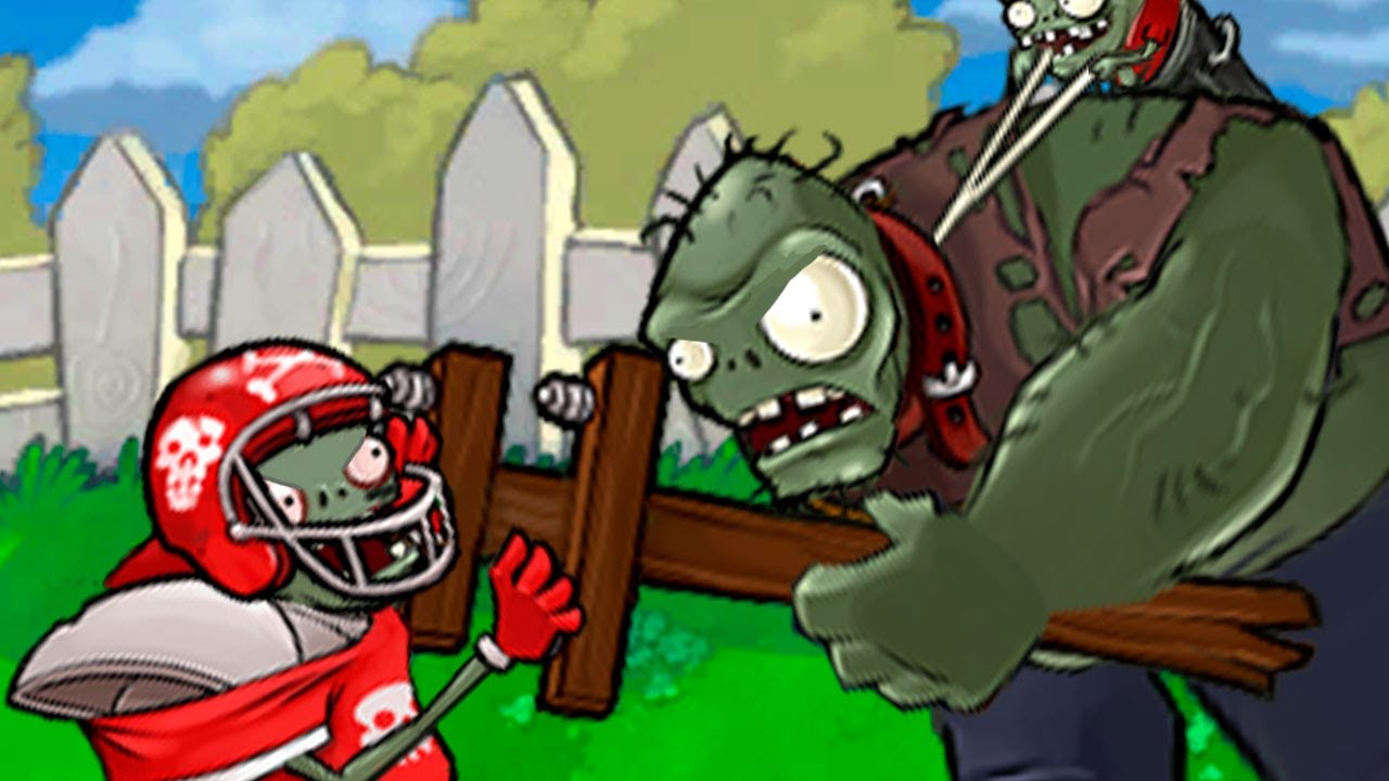PvZ - Zombi Futbolista vs Todos los Zombis [R]
