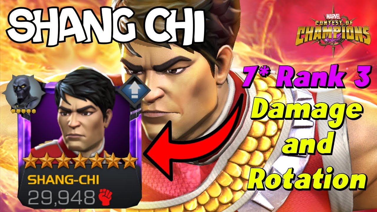 SHANG CHI - DAMAGE & ROTATION SHOWCASE! - 7* RANK 3