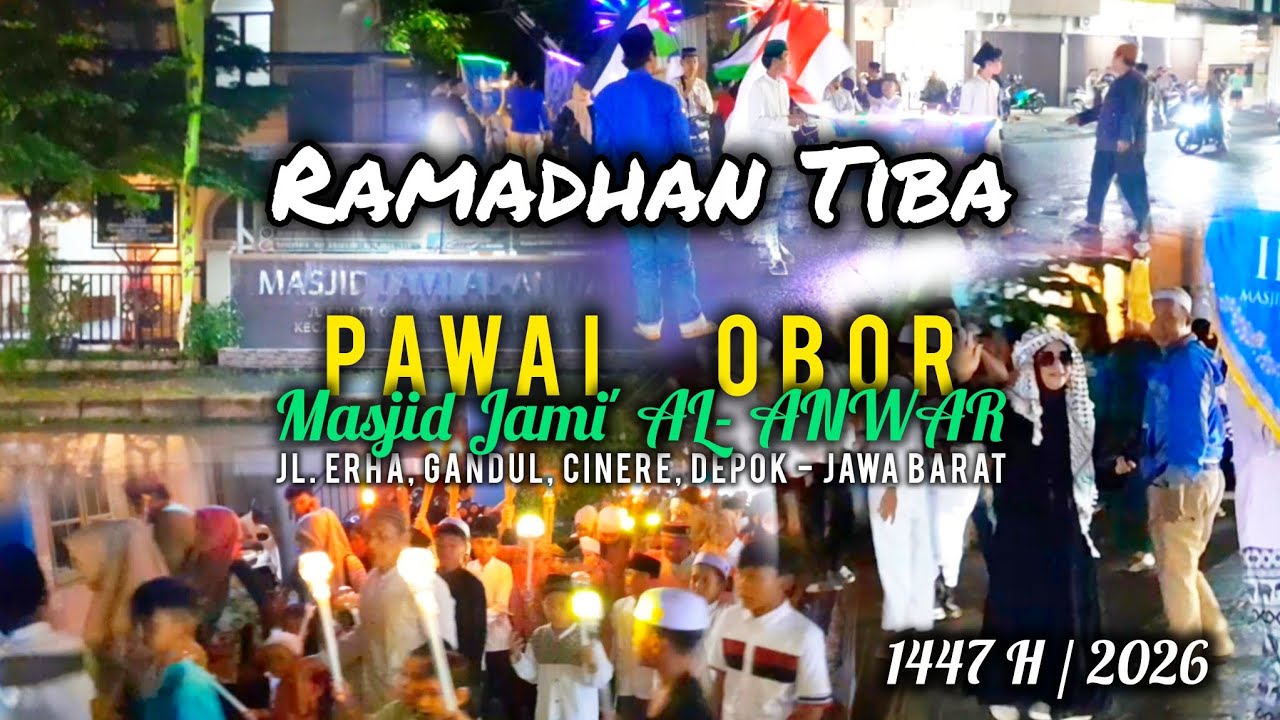 Tiba-Tiba Ramadhan !!! PAWAI OBOR GANDUL CINERE 2026