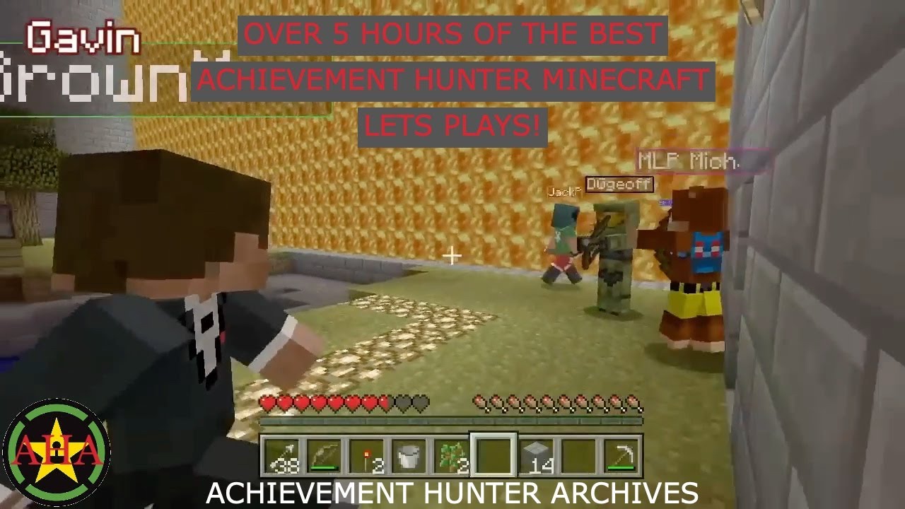 OVER 5 HOURS OF THE GREATEST ACHIEVEMENT HUNTER MINECRAFT LET'S PLAYS!