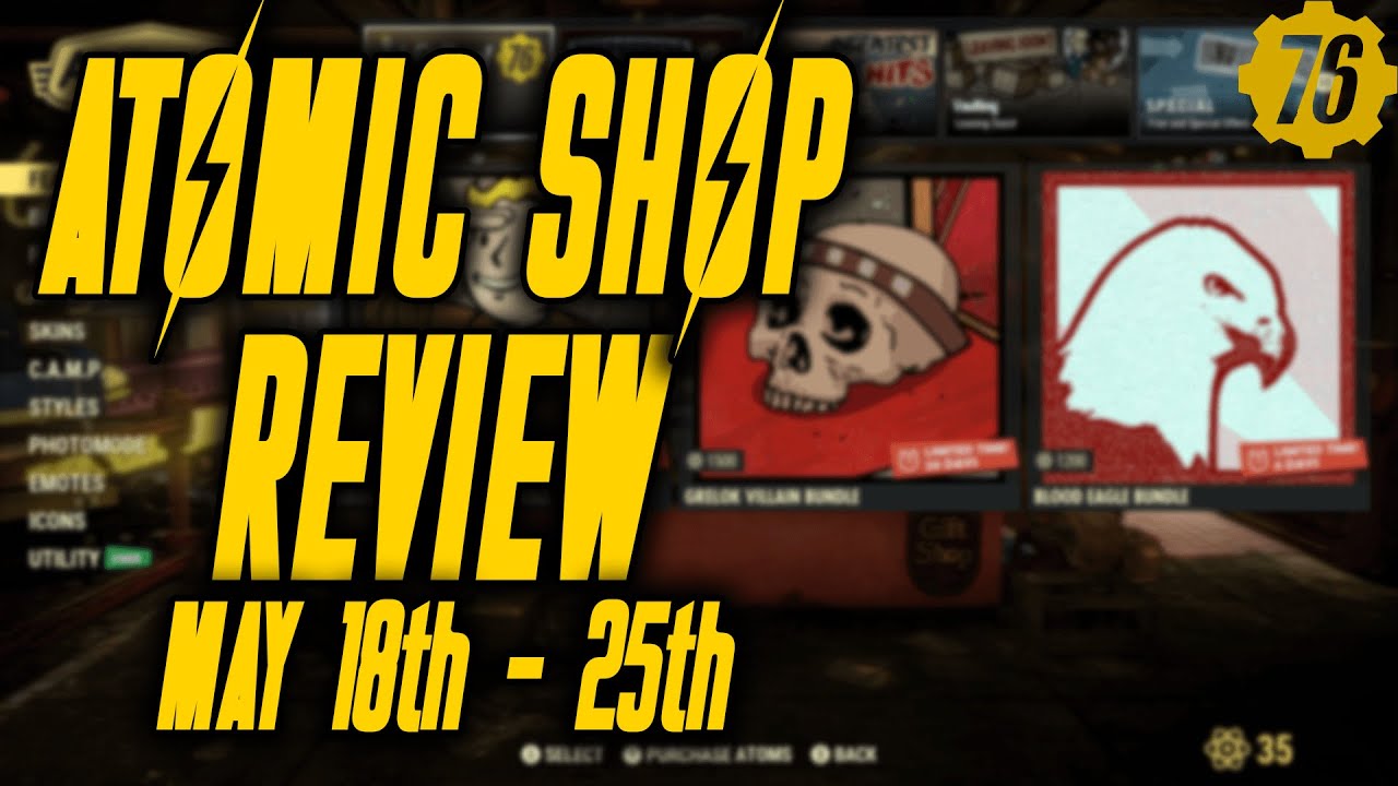 Fallout 76 Atomic Shop Update | May 18th - 25th 2021