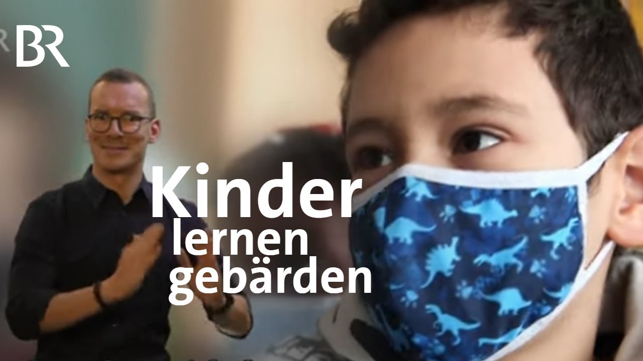 Kultusminister: Alle Kinder können Gebärdensprache lernen | Sehen statt Hören | BR
