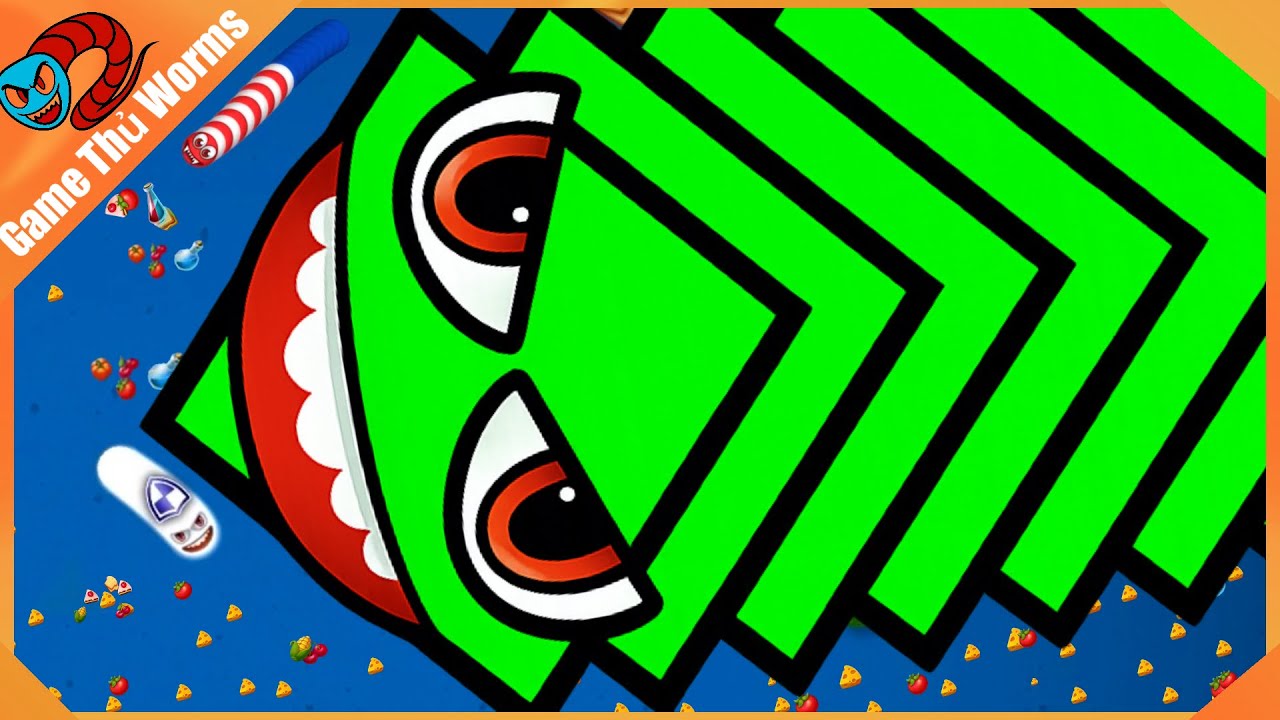 🐍Wormszone.io 🔥#364💥Bữa tiệc bánh ngọt vs trái cây👹Top 1 trên bản đồ 💯