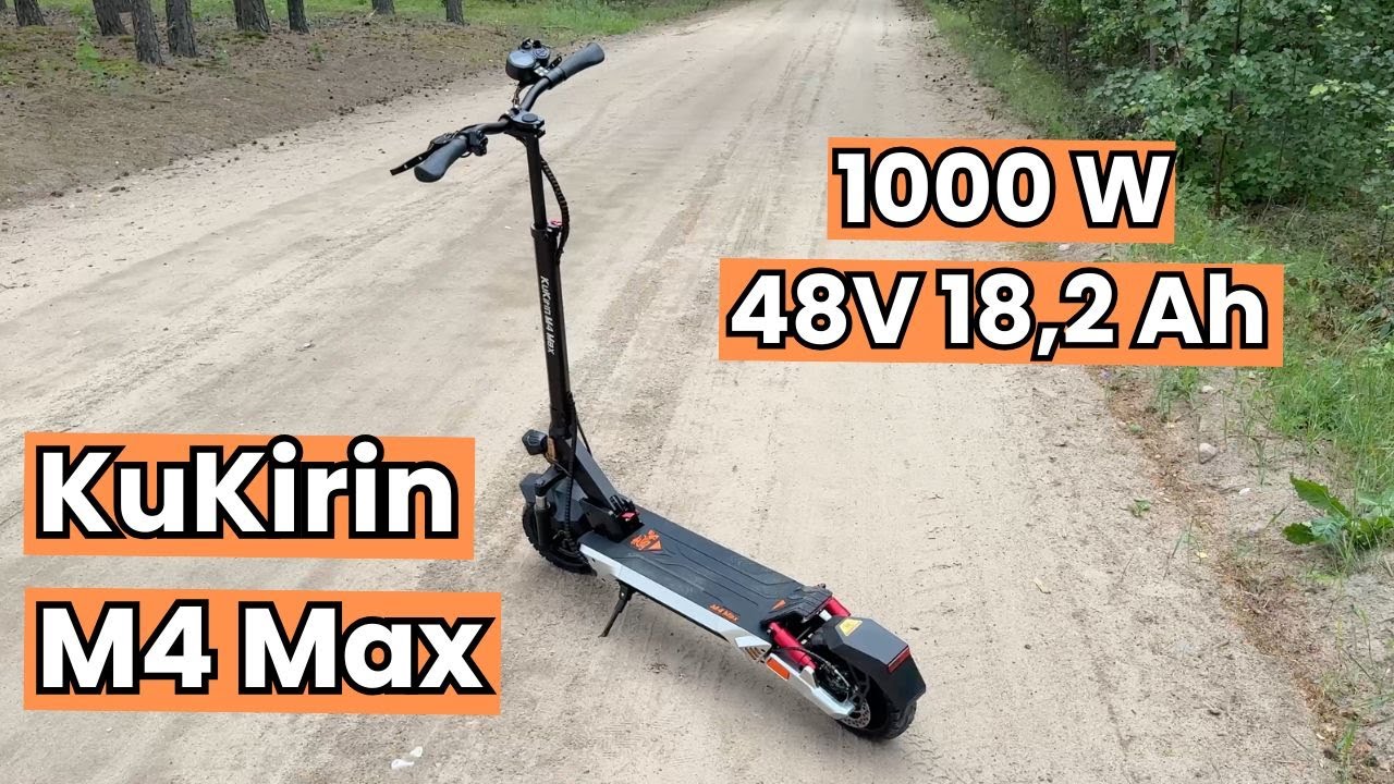 KuKirin M4 Max Hulajnoga elektryczna, kt&oacute;ra zaskakuje | Pomiędzy KuKirin G2 i G2 Max | Wrażenia