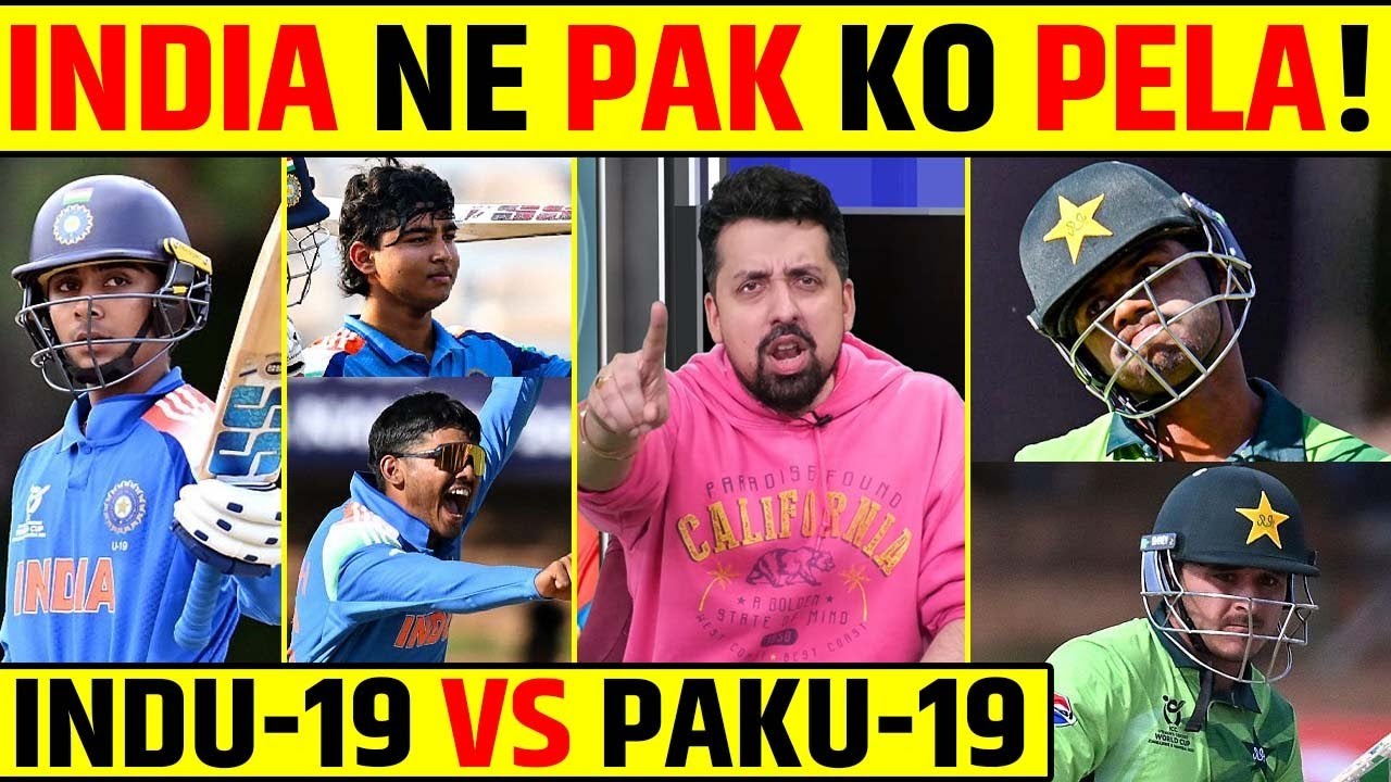 INDIA NE PAKISTAN KO U-19 MEIN PEL KAR WORLD CUP SE KIYA BAHAR | #indvspak #u19worldcup