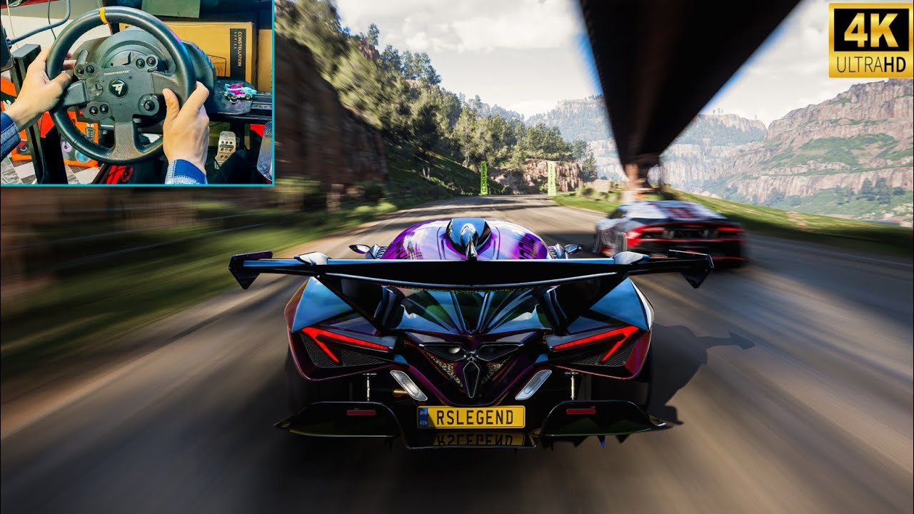 Apollo Intensa Emozione vs Hypercars | FH5 Goliath 4K | Wheel Gameplay