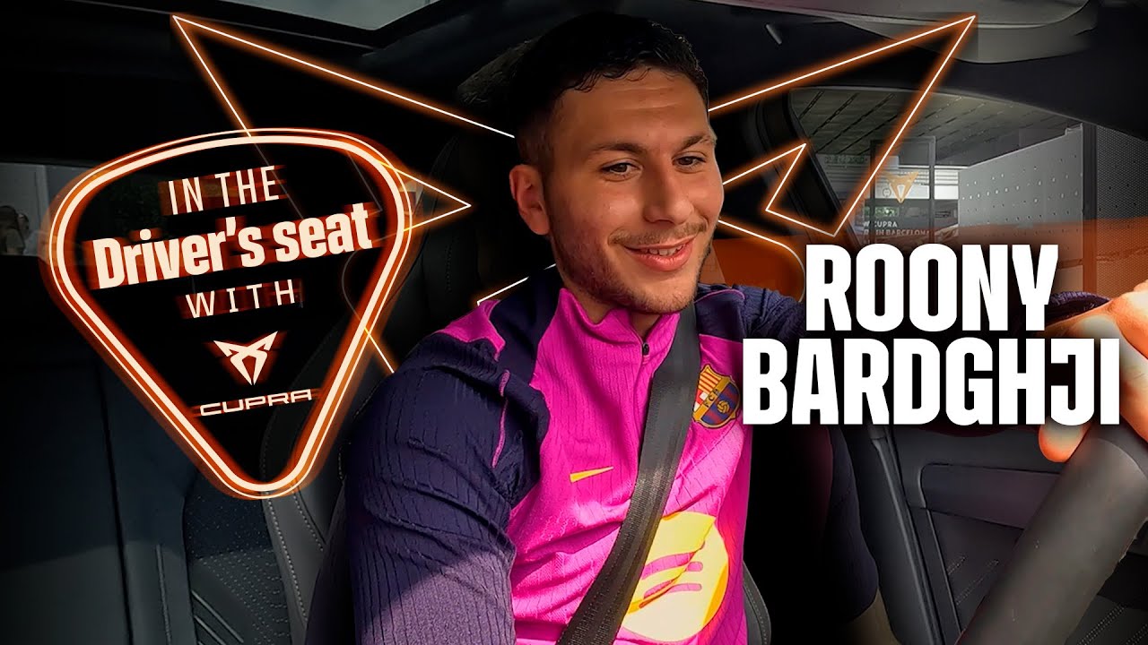 Is Roony a good driver? | In the Driver’s seat with CUPRA & ROONY BARDGHJI | FC Barcelona 🔵🔴