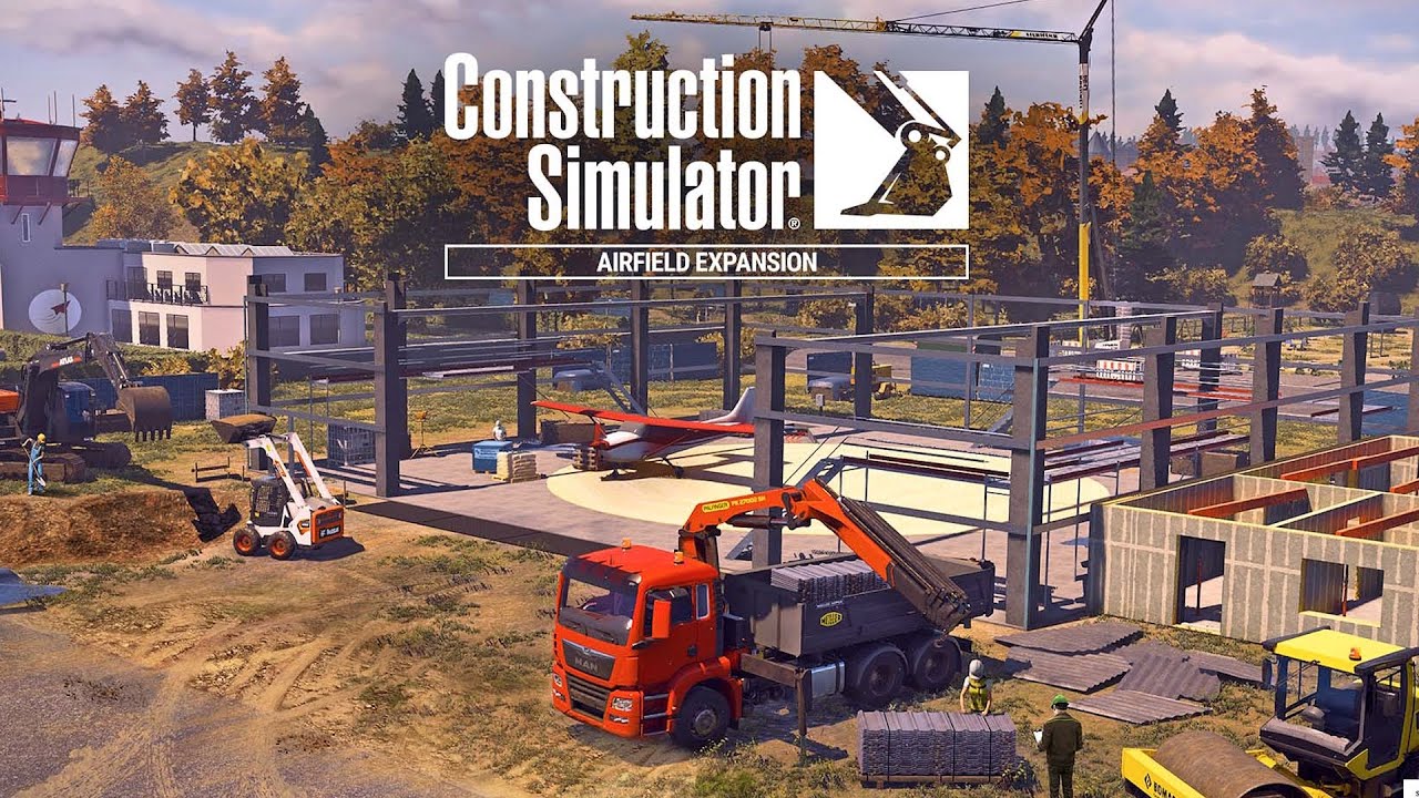 Timelapse👷‍♂️Multiplayer👷‍♂️ Gameplay 🚧 Build An AirField Part 4 🚧Construction Simulator 23 E.U. Map