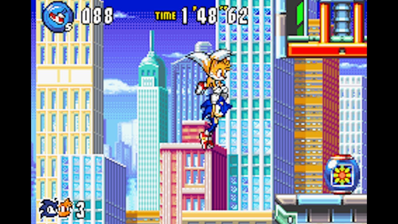 Sonic Advance 3: Part 1: Opening & Route 99 Act 1 (All 3 Chao)