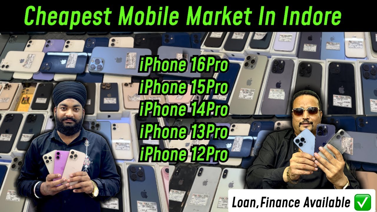 Cheapest iPhone Market In Indore,Dollar Market Indore | Second Hand Phones,80% OFF 😱