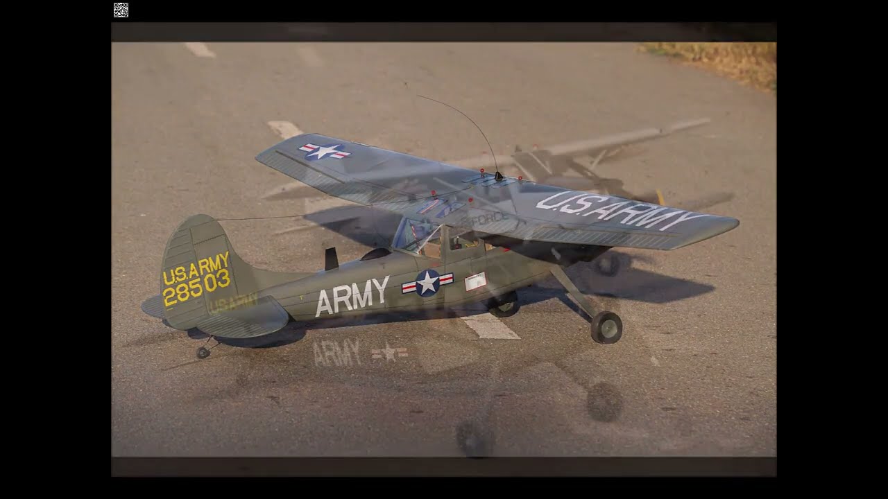 VQ Model Cessna L19 Bird Dog ARF 1,73m weymuller