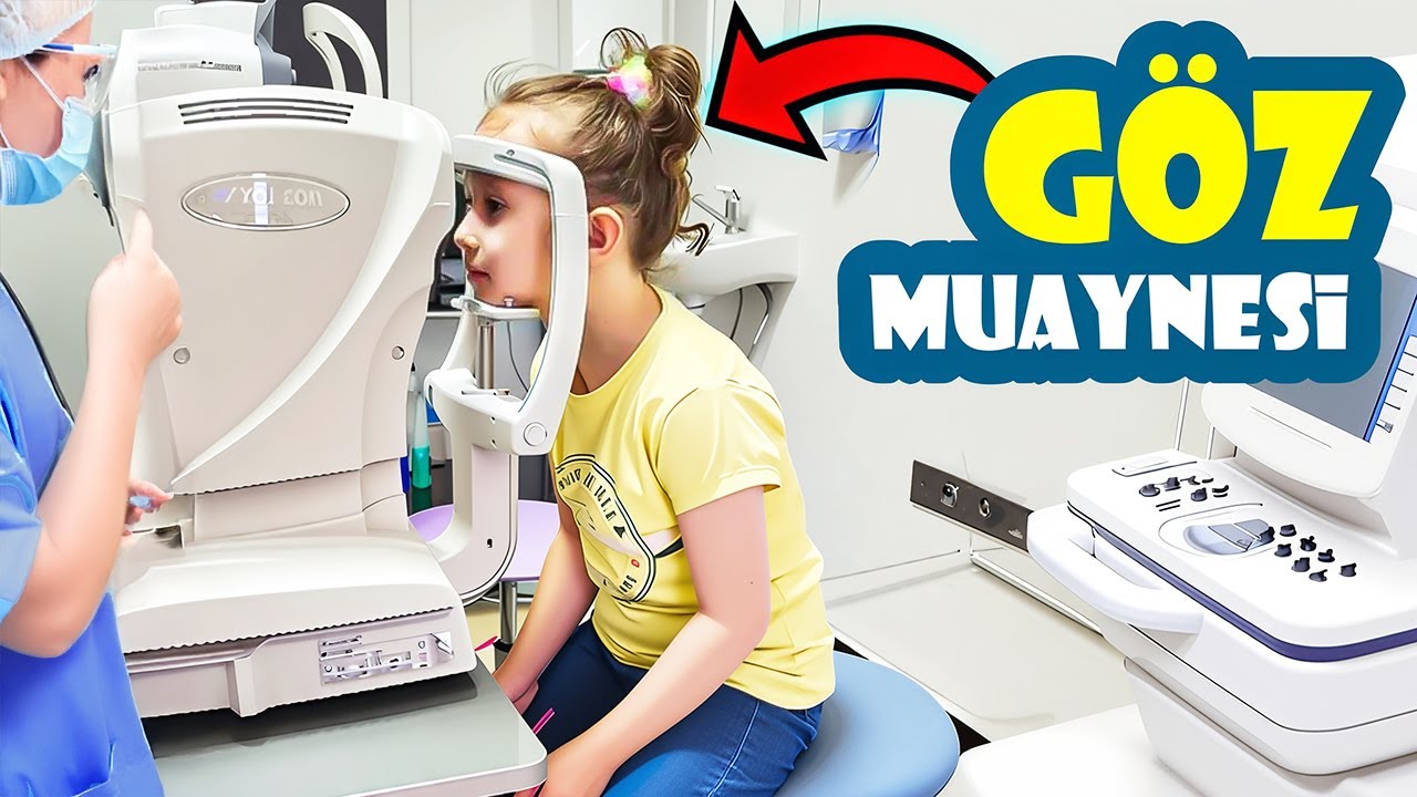 BAHAR VE BANU ALYA GÖZ MUAYNESİ İÇİN DOKTORA GİTTİ !!
