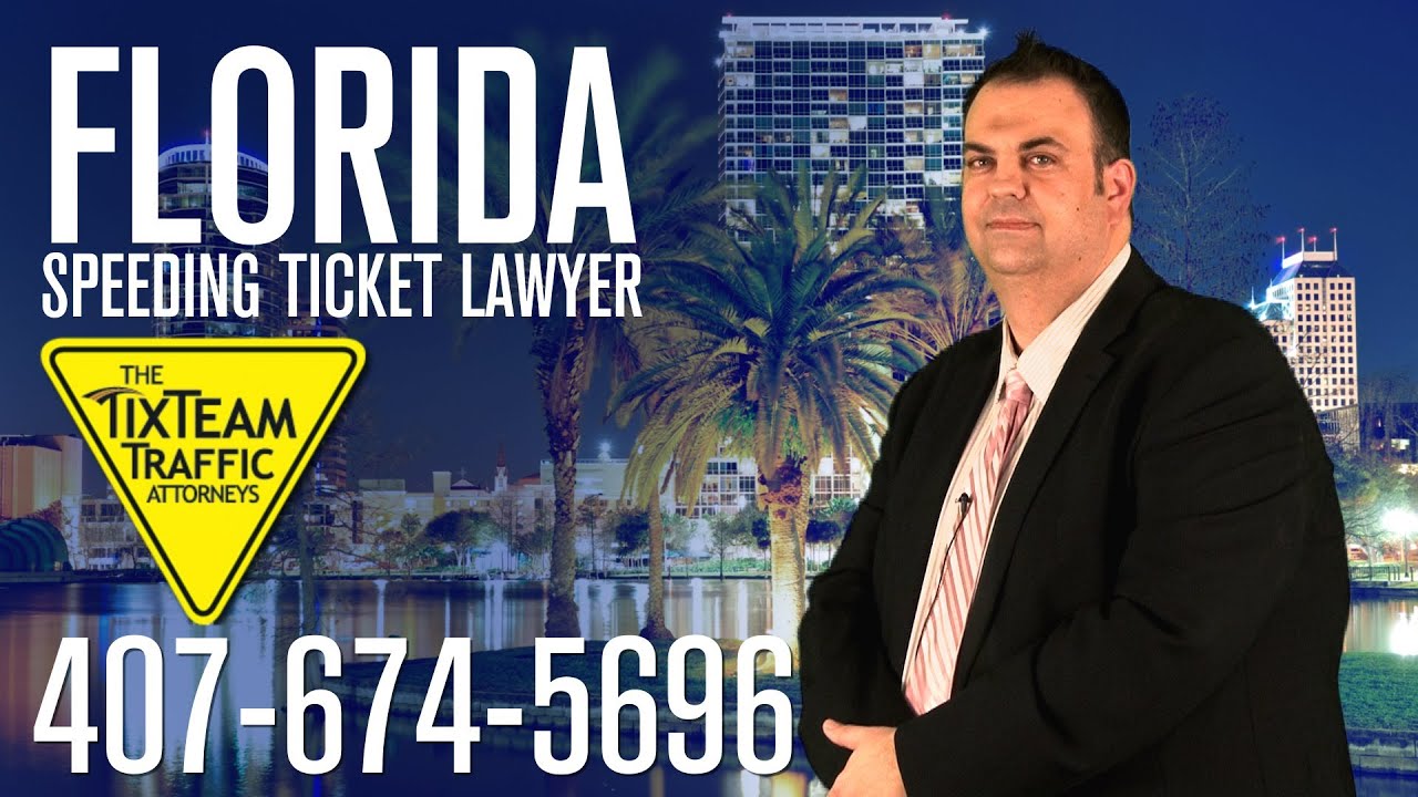 Florida Speeding Ticket Lawyer, 407-674-5696, The Tix Team