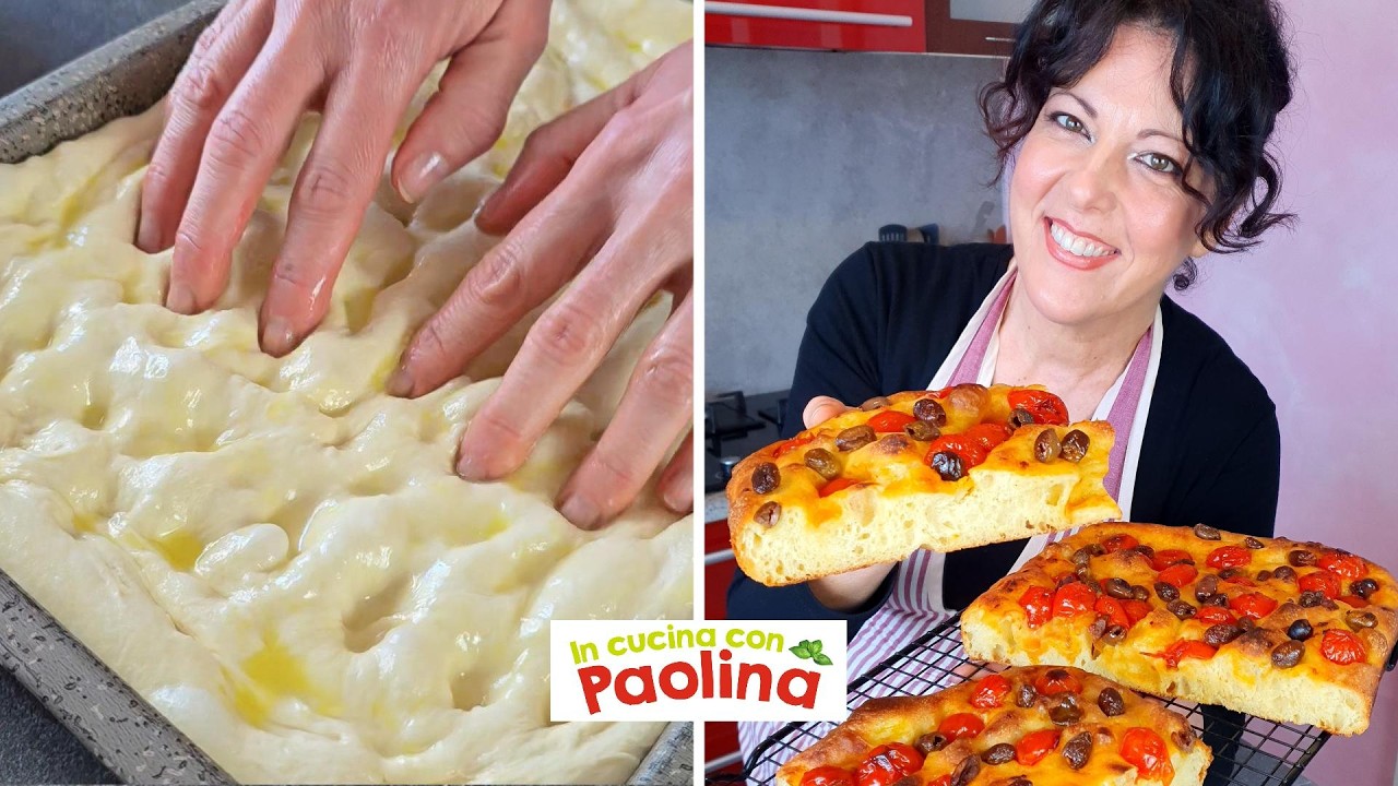 Домашняя фокачча из высокого и пышного хлеба. 🍕 Простой рецепт фокаччи из манной крупы.