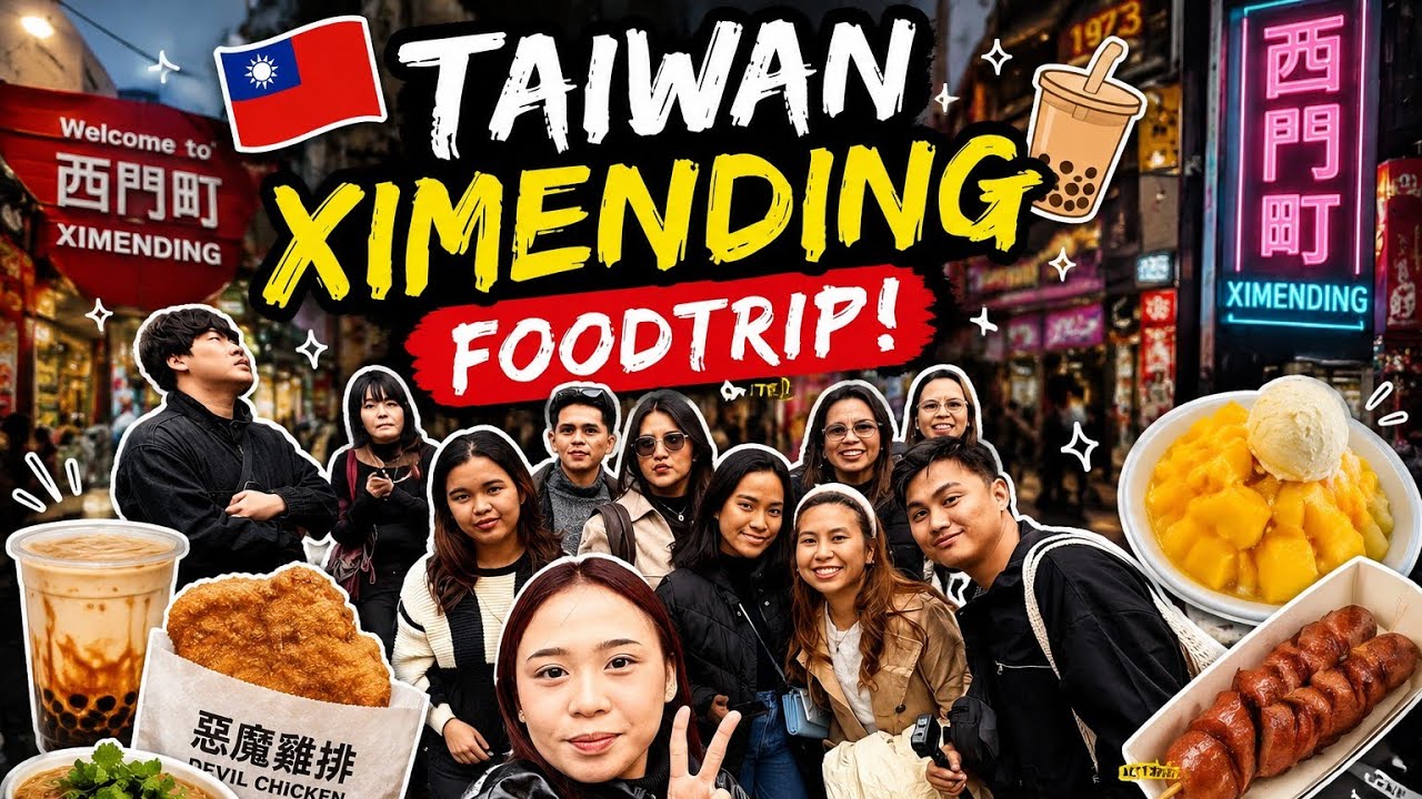 |XIMENDING| FOOD HUNT IN XIMENDING, TAIWAN!!!! -PART TWO Feb 09,2026