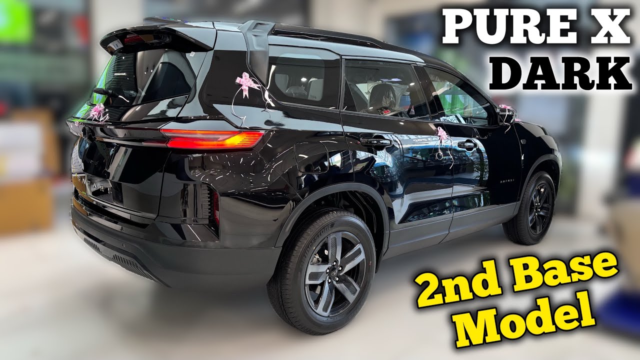 Tata Safari Pure X Dark 2026 Review ✅ Price, Features, Specs & All Detailes ✅ 