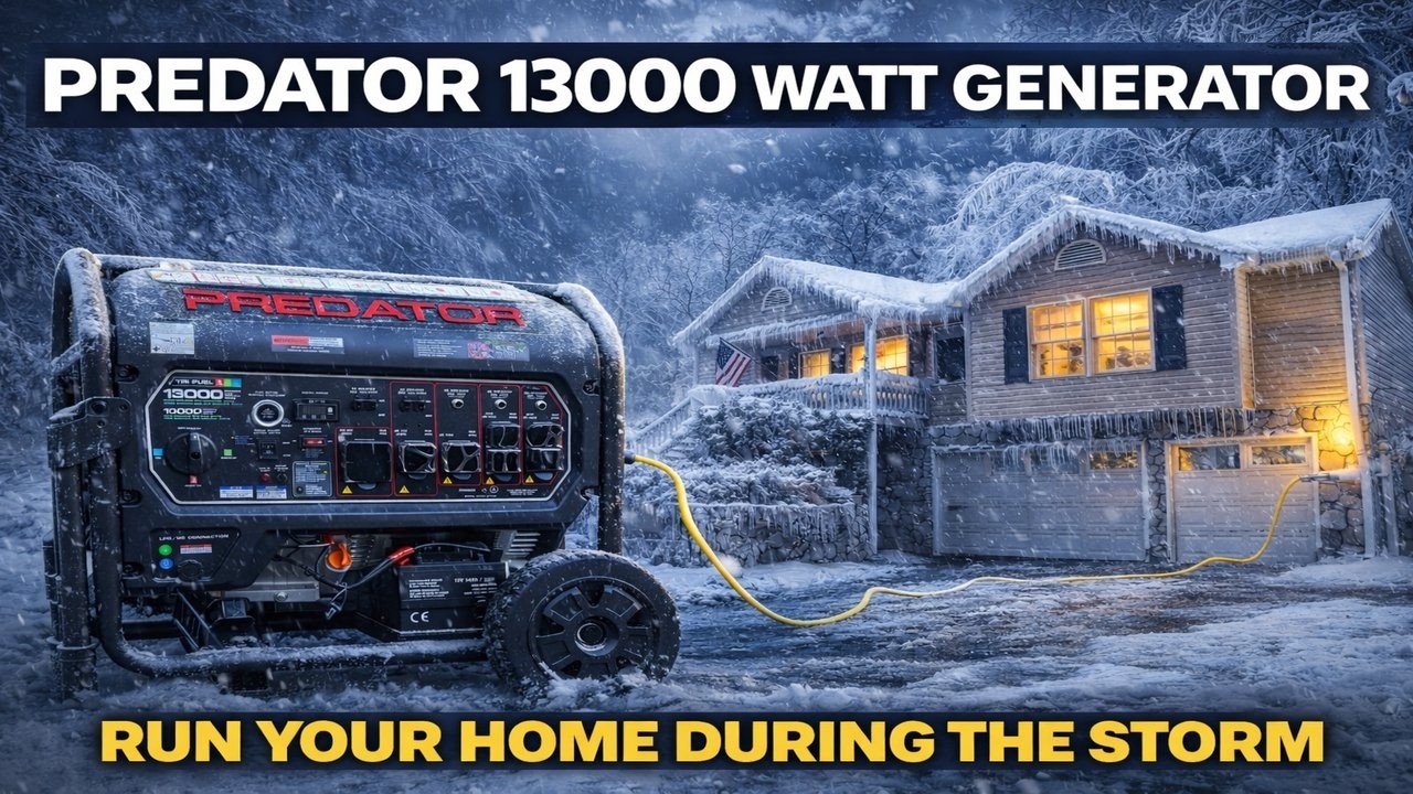 Predator 13,000 Tri-Fuel - Проверка реальности в условиях шторма
